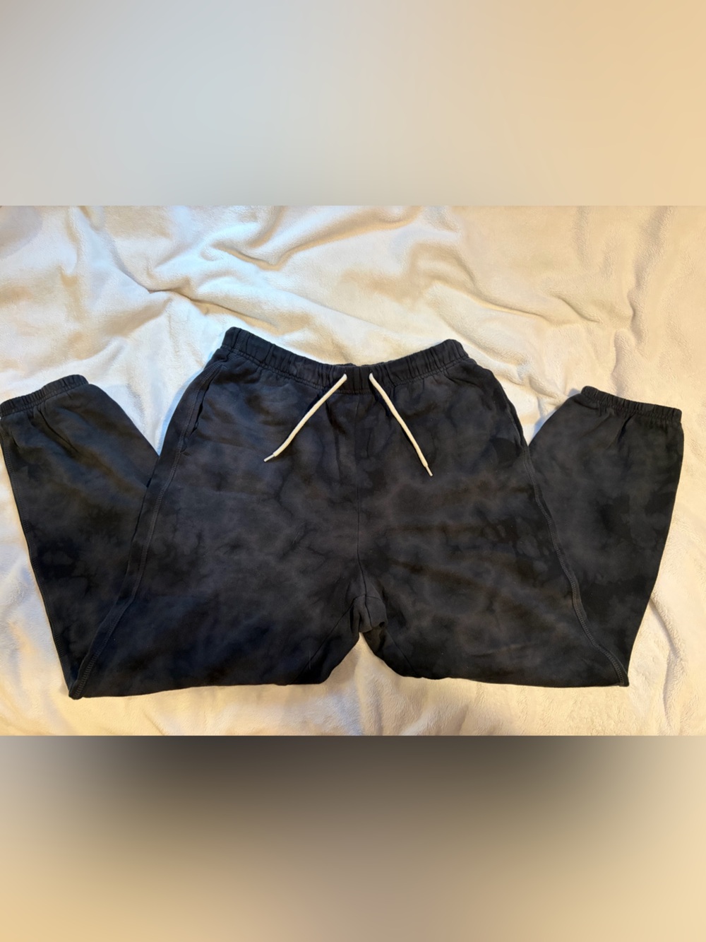 Old Navy Black Fleece Sweatpants with Elastic Waist